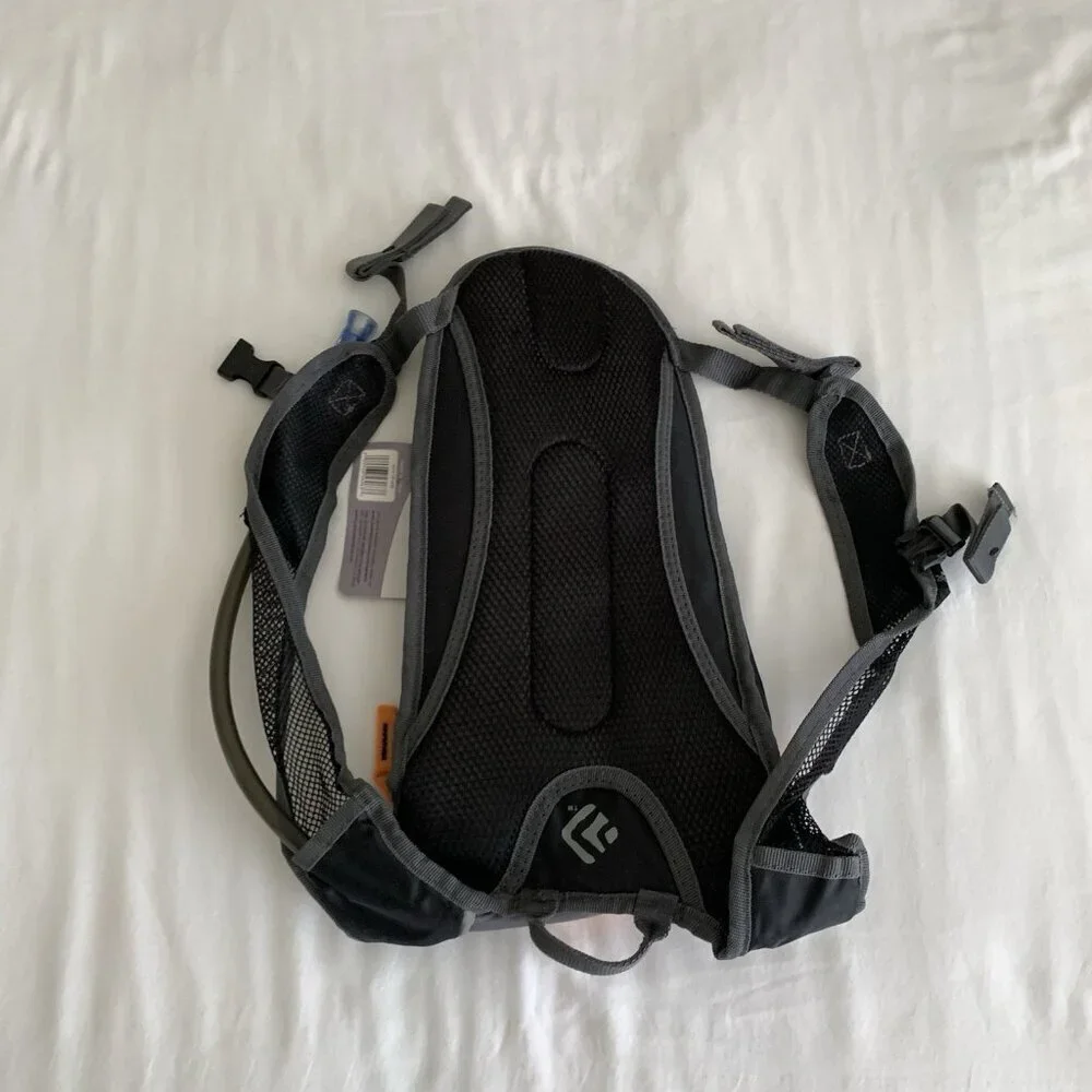 Outdoor Products Kilometer 8.0 Hydration Backpack Black Grey Hiking Cycling